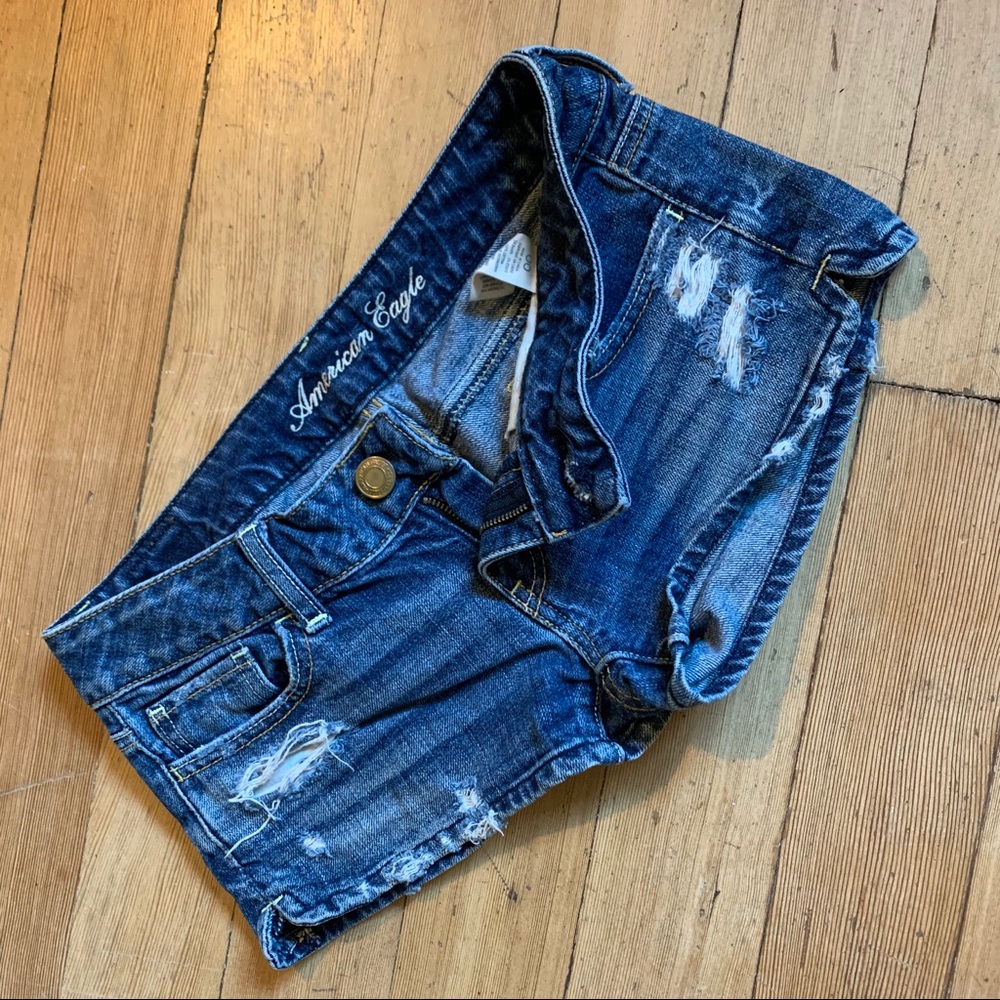American Eagle Jean Shorts Size 00